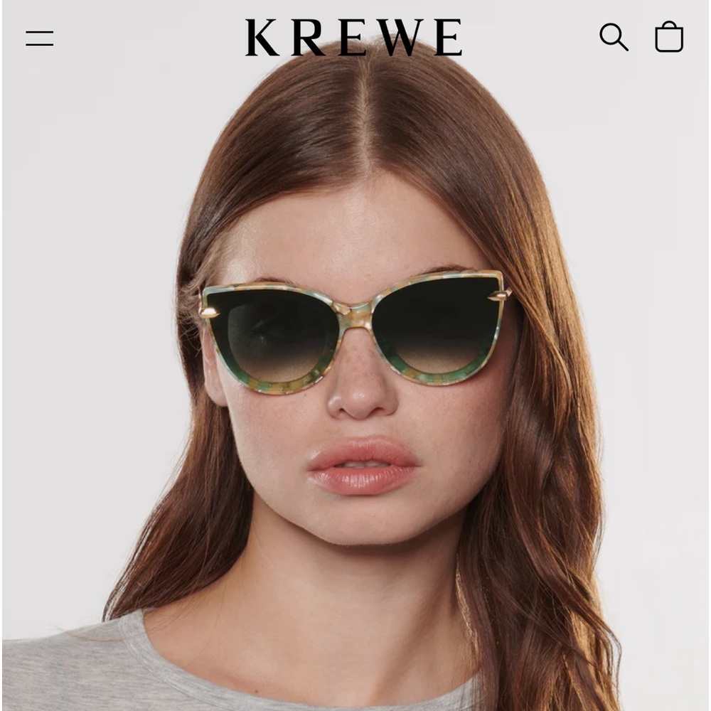 Brand new  LAVEAU NYLON Krewe sunglasses with box and guarantee